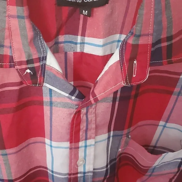 Alberto Cardinali plaid short sleeve shirt - Picture 3 of 8
